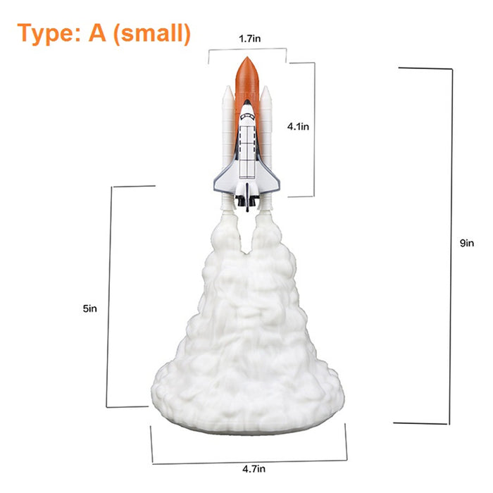 3D Printed  Space Shuttle Rocket