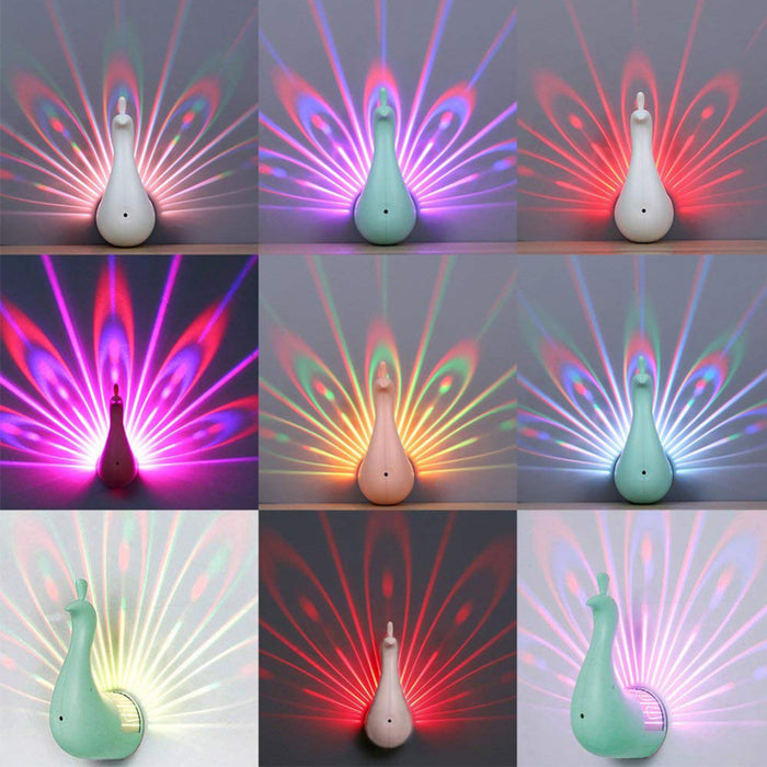 Peacock Projector Lamp