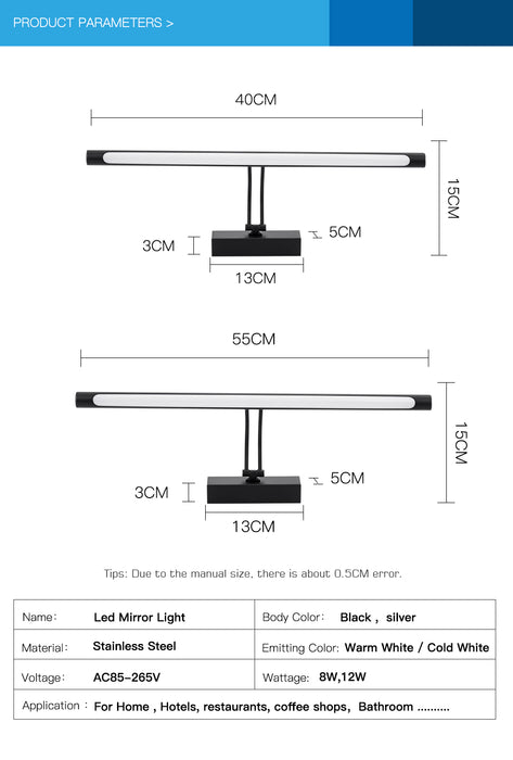 LED Modern Led Mirror Light