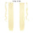 MERISIHAIR Long Straight Wrap Around Clip In Ponytail Hair Extension Heat Resistant Synthetic  Pony Tail Fake Hair