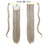 Long Straight Ponytail Wrap Around Ponytail Clip in Hair Extensions Natural Hairpiece Headwear Synthetic Hair Brown Gray 613
