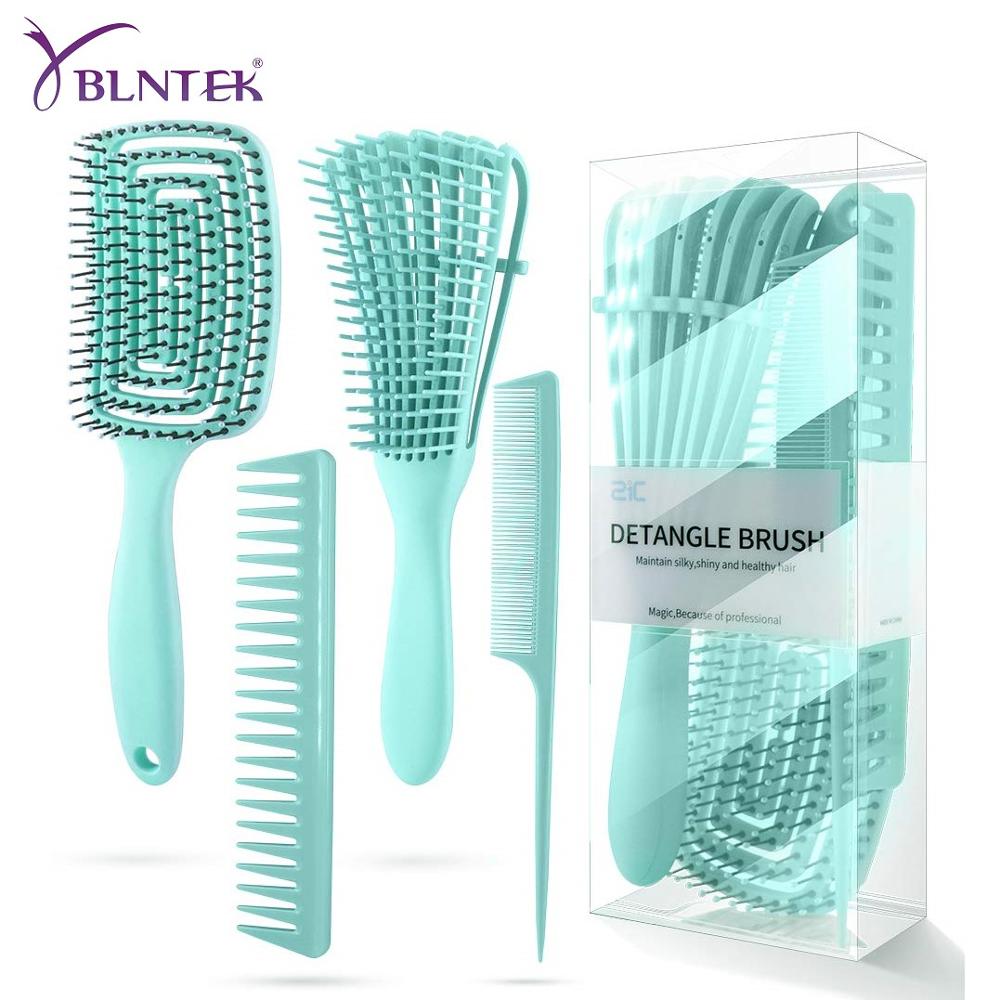 YBLNTEK Detangling Hair Hrush Hair Comb Set Detangler Hairbrush for Curly Hair Barber Accessories Hair Care Styling Tools
