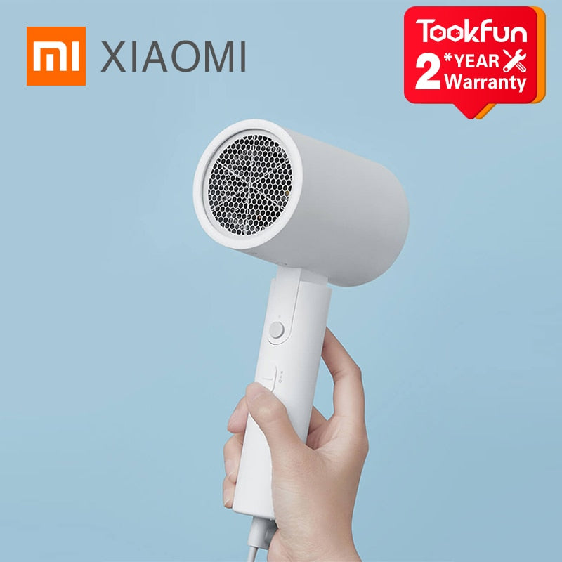 Original XIAOMI MIJIA Portable Anion Hair Dryer Nanoe Water ion hair care Professinal Quick Dry 1600W Travel Foldable Hairdryer