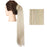 MERISIHAIR Long Straight Wrap Around Clip In Ponytail Hair Extension Heat Resistant Synthetic  Pony Tail Fake Hair