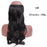 SHANGKE Synthetic Straight Halo Hair Extensions No Clip in Natural Hidden Secret False Hair Piece Fiber Synthetic Wavy Hair